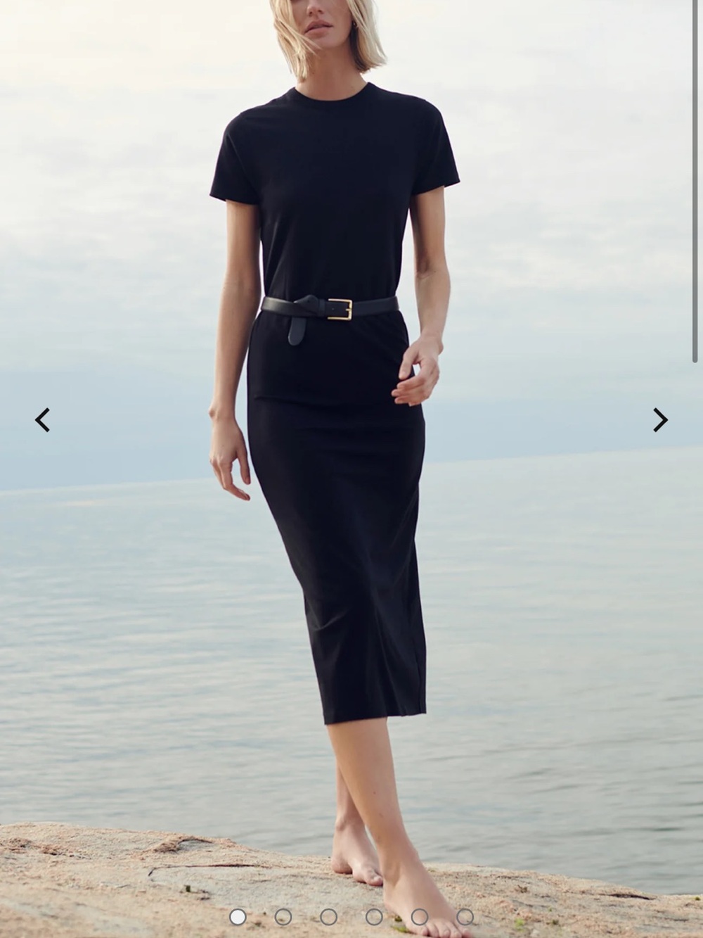 Perfect Tee Dress in Black